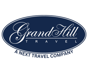 Grand hill travel logo